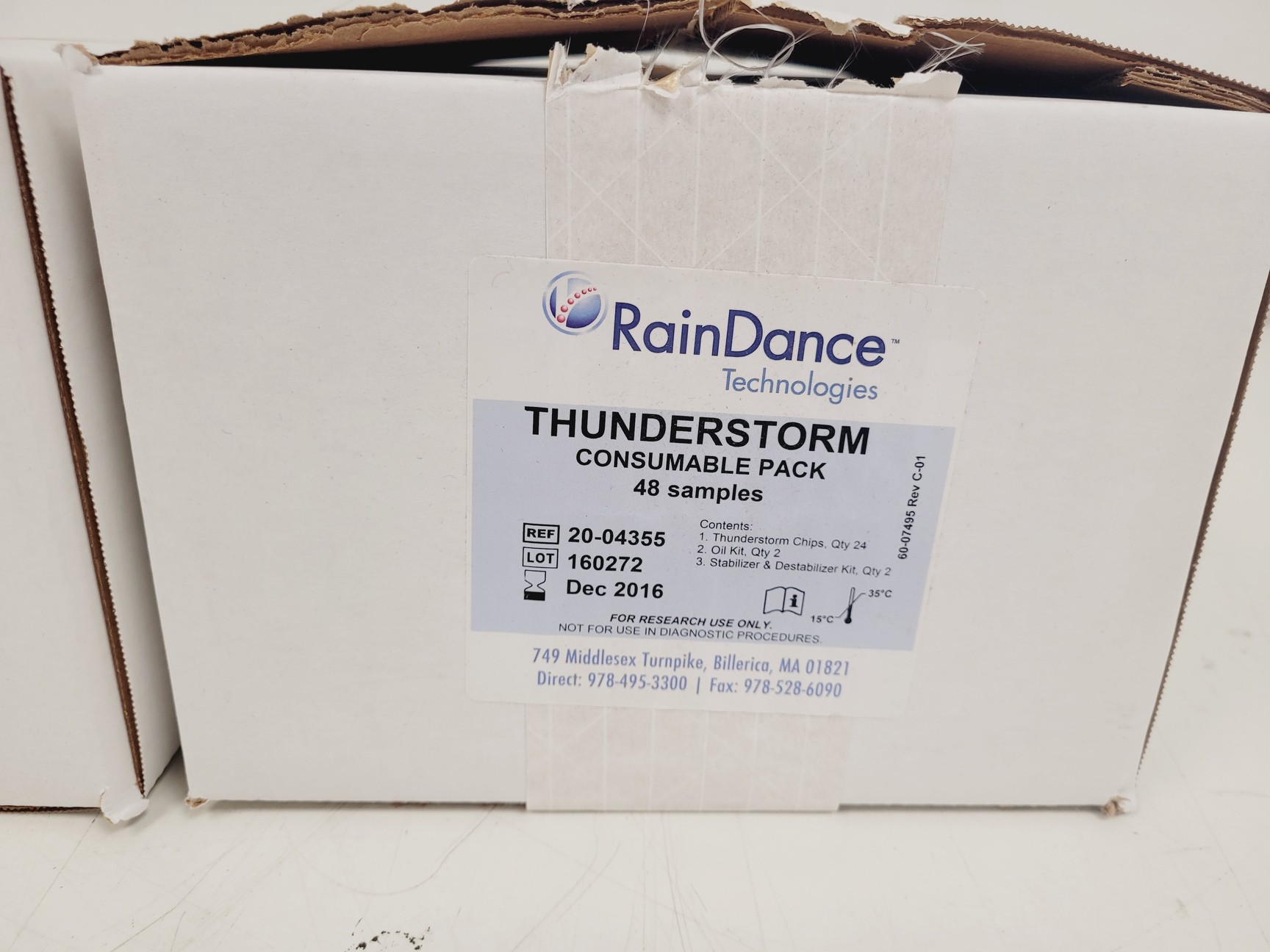 Image of RainDance Technologies ThunderStorm Sequencing System NGS Lab