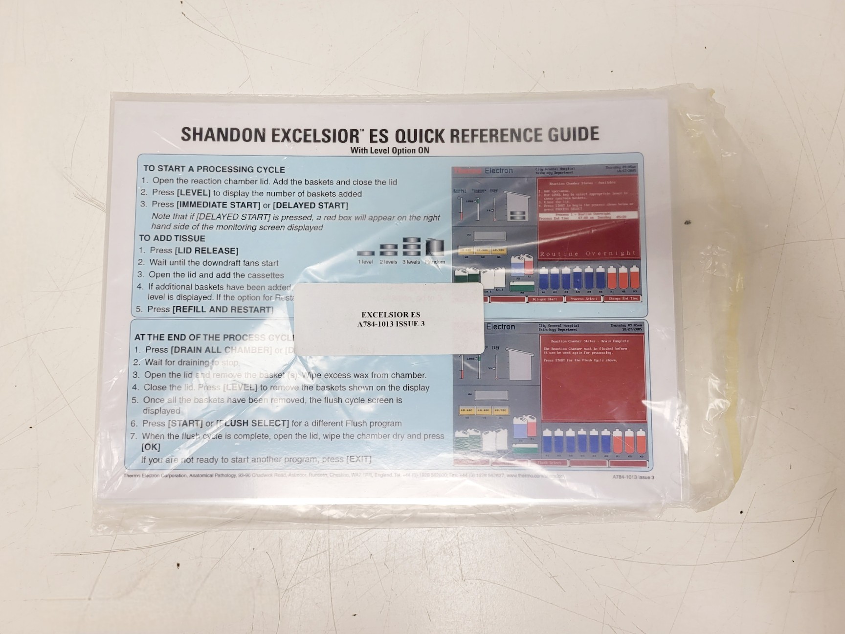 Image of Thermo Electron Corporation Shandon Excelsior ES Tissue Processor Lab