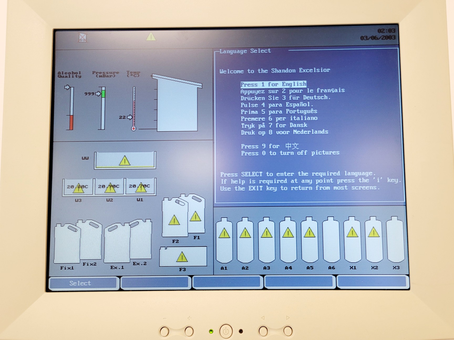 Image of Thermo Electron Corporation Shandon Excelsior ES Tissue Processor Lab