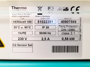 Thumbnail image of Thermo Scientific HERAcell 150 Incubator Lab