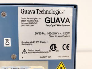 Thumbnail image of Guava Technologies EasyCyte Mini System Flow Cytometer Lab