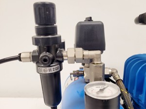 Thumbnail image of TMC Anti-Vibration Table Model 63-530 w/ Jun-air 3-4 Air Compressor