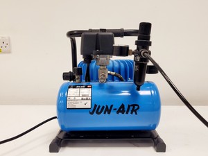 Thumbnail image of TMC Anti-Vibration Table Model 63-530 w/ Jun-air 3-4 Air Compressor