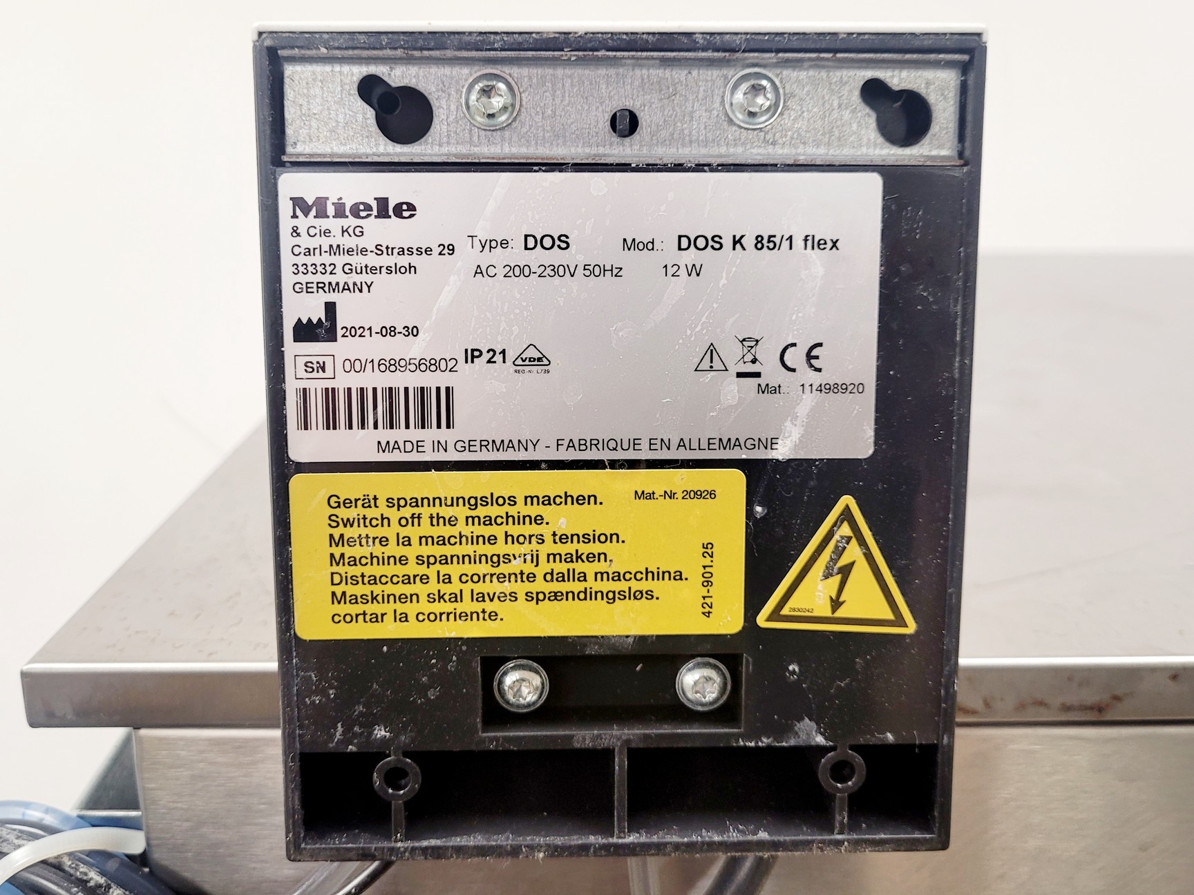 Image of Miele Professional Lab Washer Type GG05 Model PG 8593