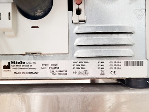 Thumbnail image of Miele Professional Lab Washer Type GG05 Model PG 8593