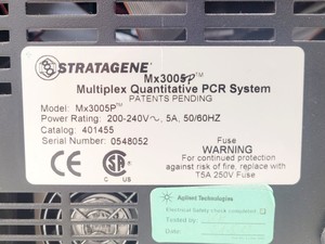 Thumbnail image of Stratagene Multiplex Quantitative PCR System Model MX3005P Lab