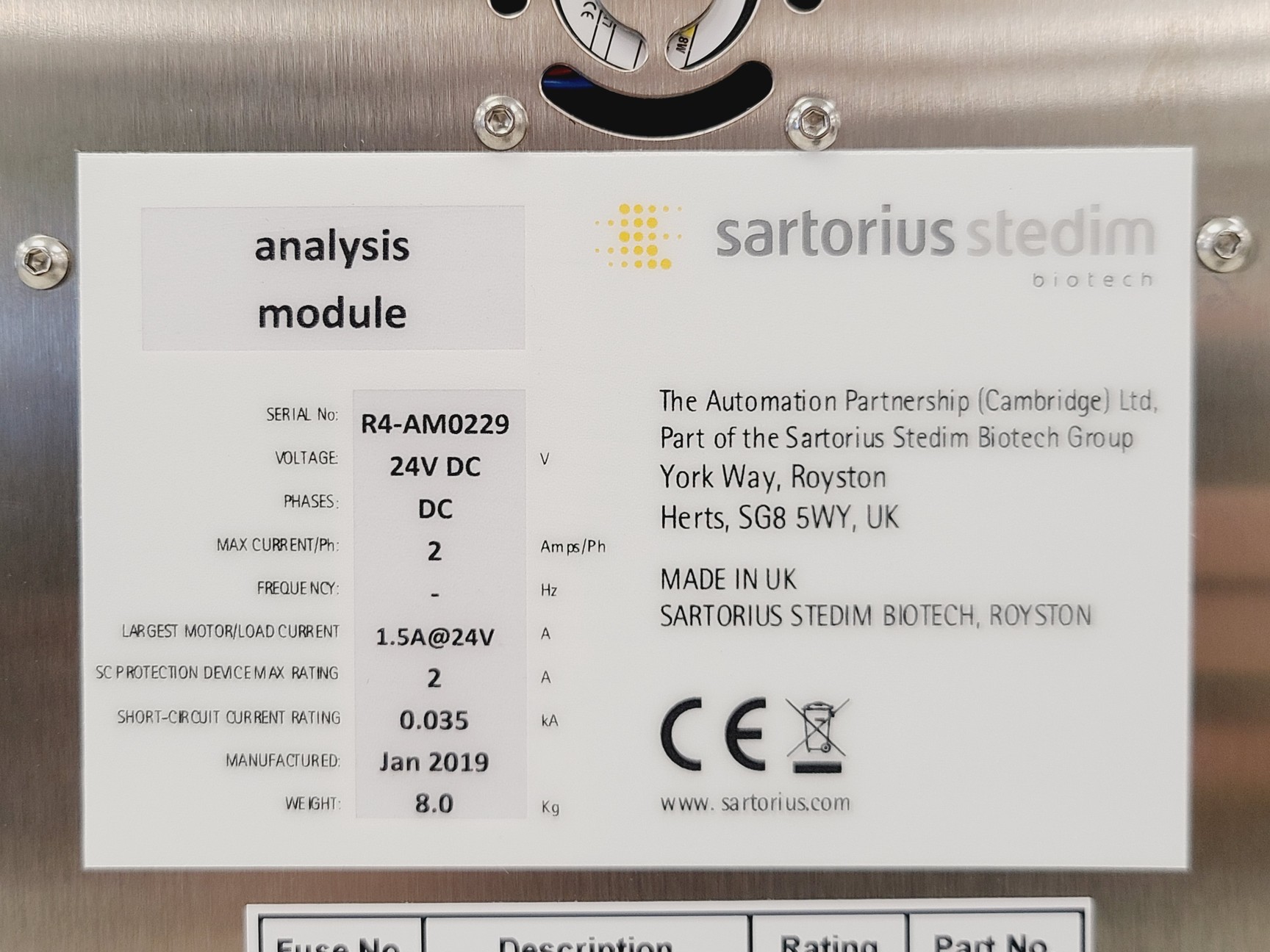 Image of Sartorius Stedim Biotech Ambr 15 24 way C Bio-Reactor w/ Analysis Module Lab