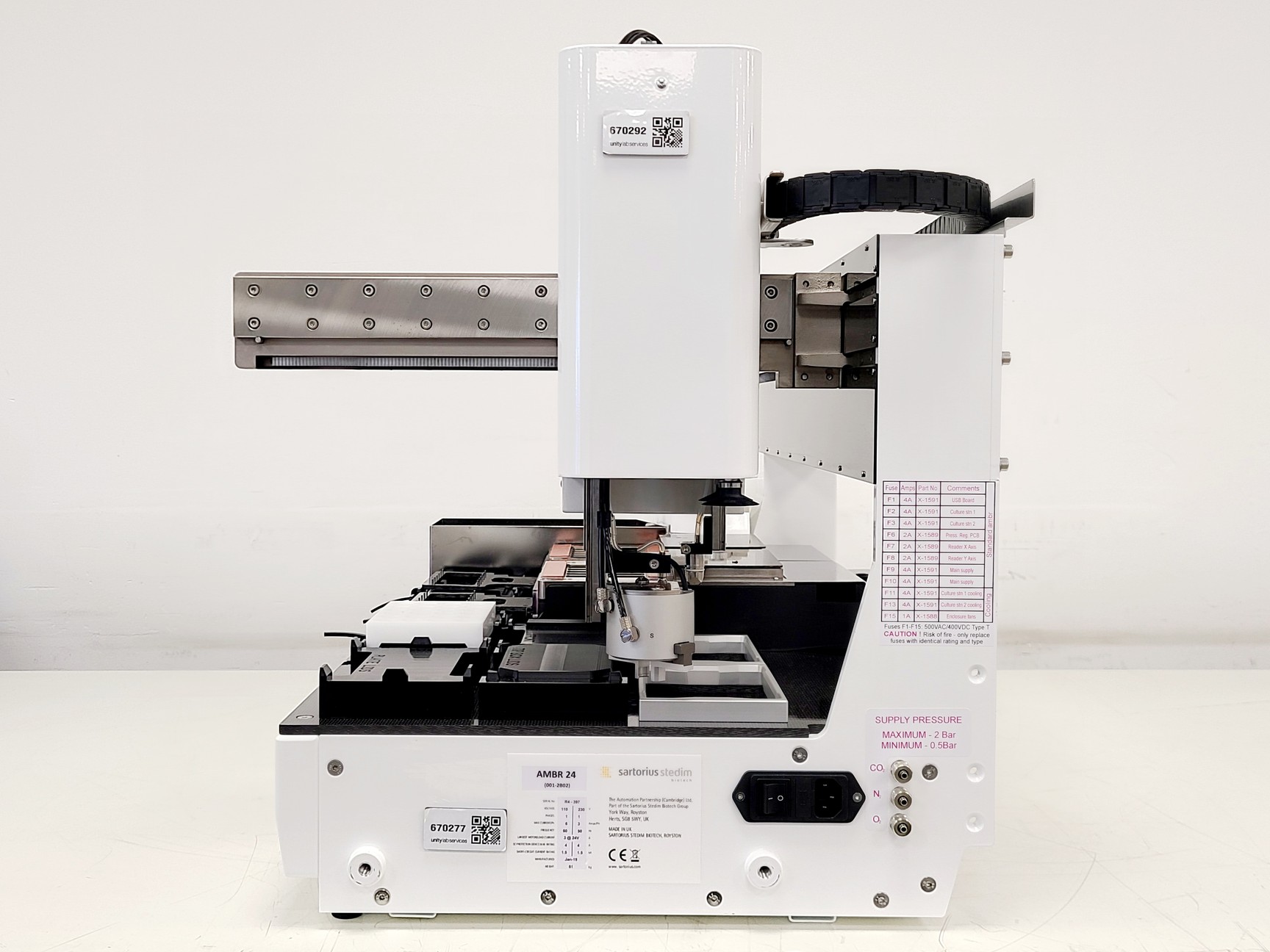 Image of Sartorius Stedim Biotech Ambr 15 24 way C Bio-Reactor w/ Analysis Module Lab