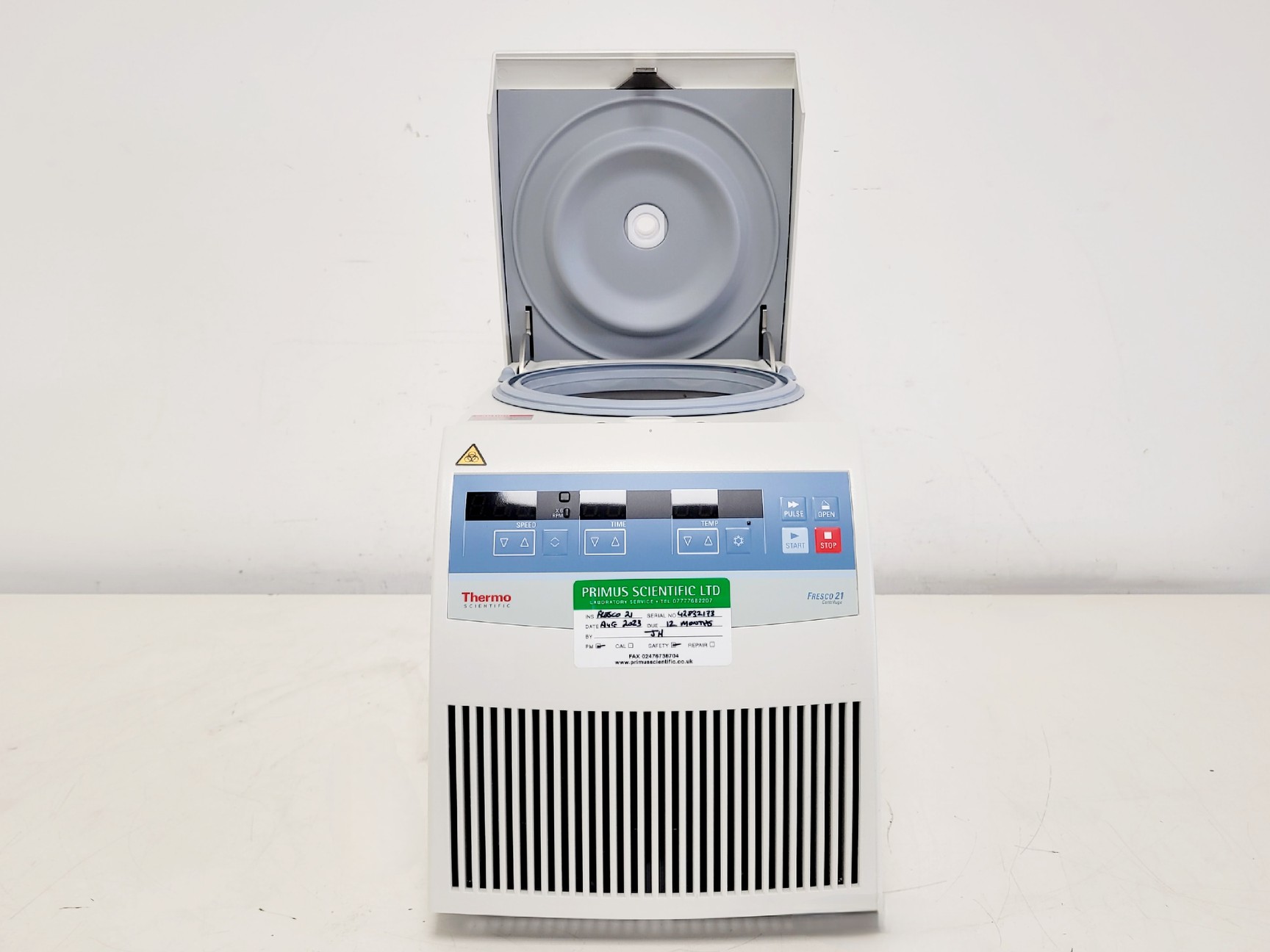 Image of Thermo Scientific Fresco 21 Centrifuge w/ 75003410 Rotor 14800 RPM
