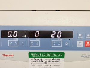 Thumbnail image of Thermo Scientific Heraeus Fresco 17 Centrifuge w/ 75003410 Rotor 14800RPM