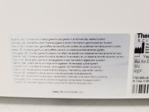 Thumbnail image of Thermo Scientific Heraeus Fresco 17 Centrifuge w/ 75003410 Rotor 14800RPM