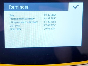 Thumbnail image of Sartorius Arium Mini H20-MA-UV-T Water Purifier Lab