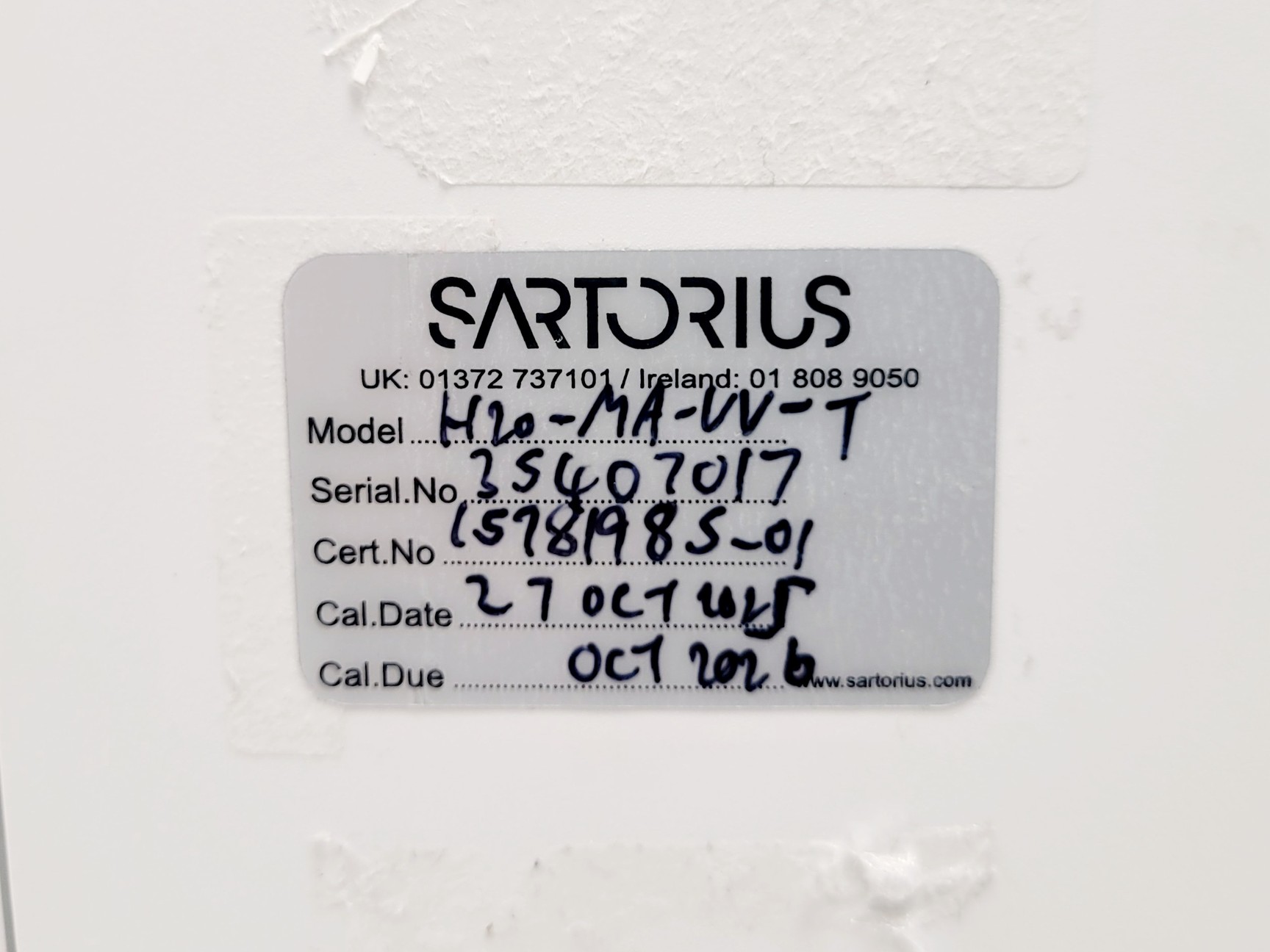 Image of Sartorius Arium Mini H20-MA-UV-T Water Purifier Lab