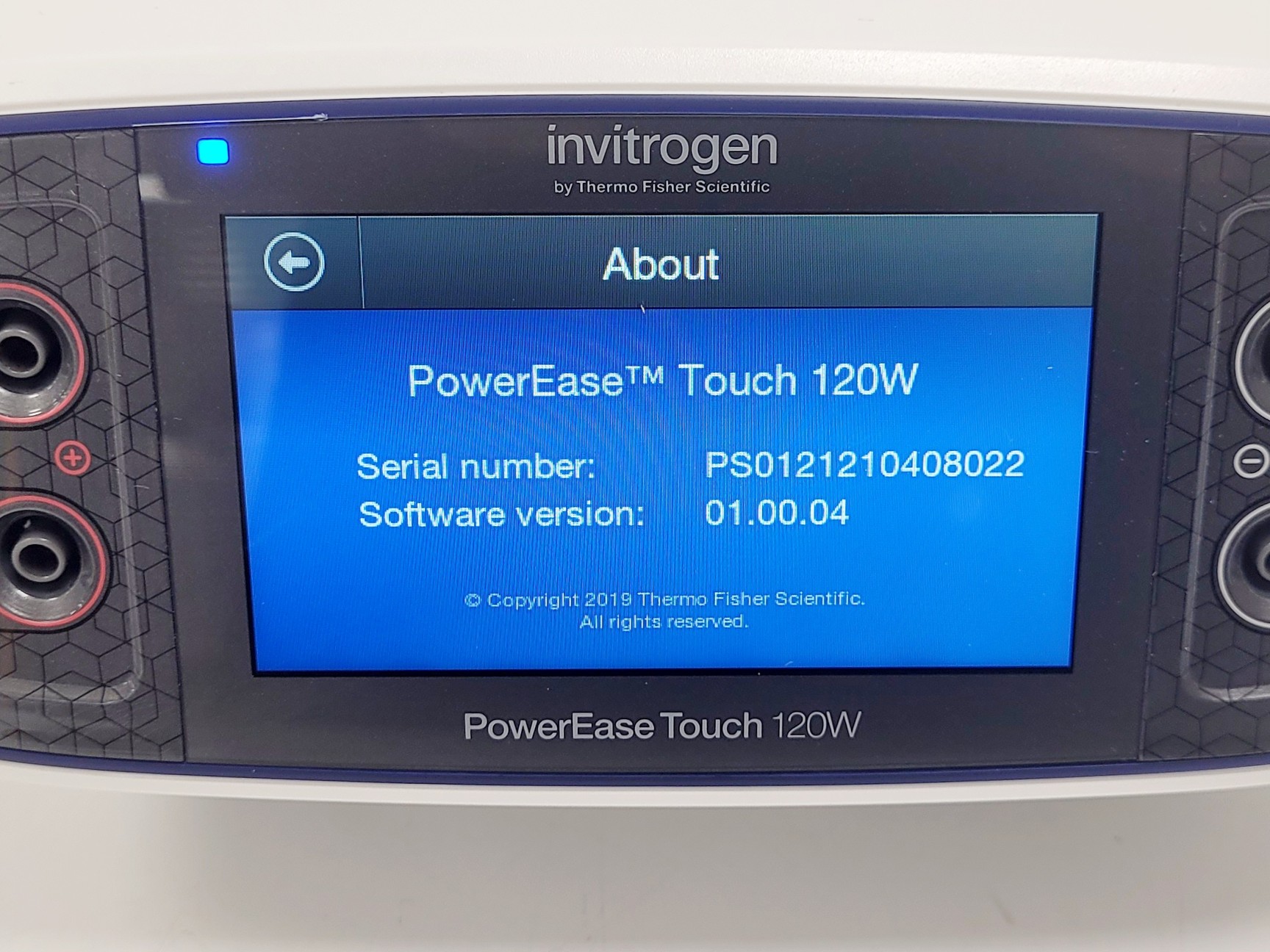 Image of Invitrogen PowerEase Touch 120W Electrophoresis Power Supply (2021) Lab