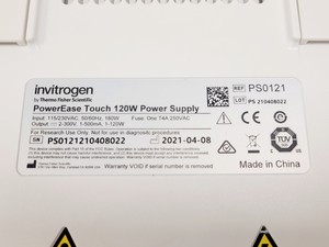 Thumbnail image of Invitrogen PowerEase Touch 120W Electrophoresis Power Supply (2021) Lab