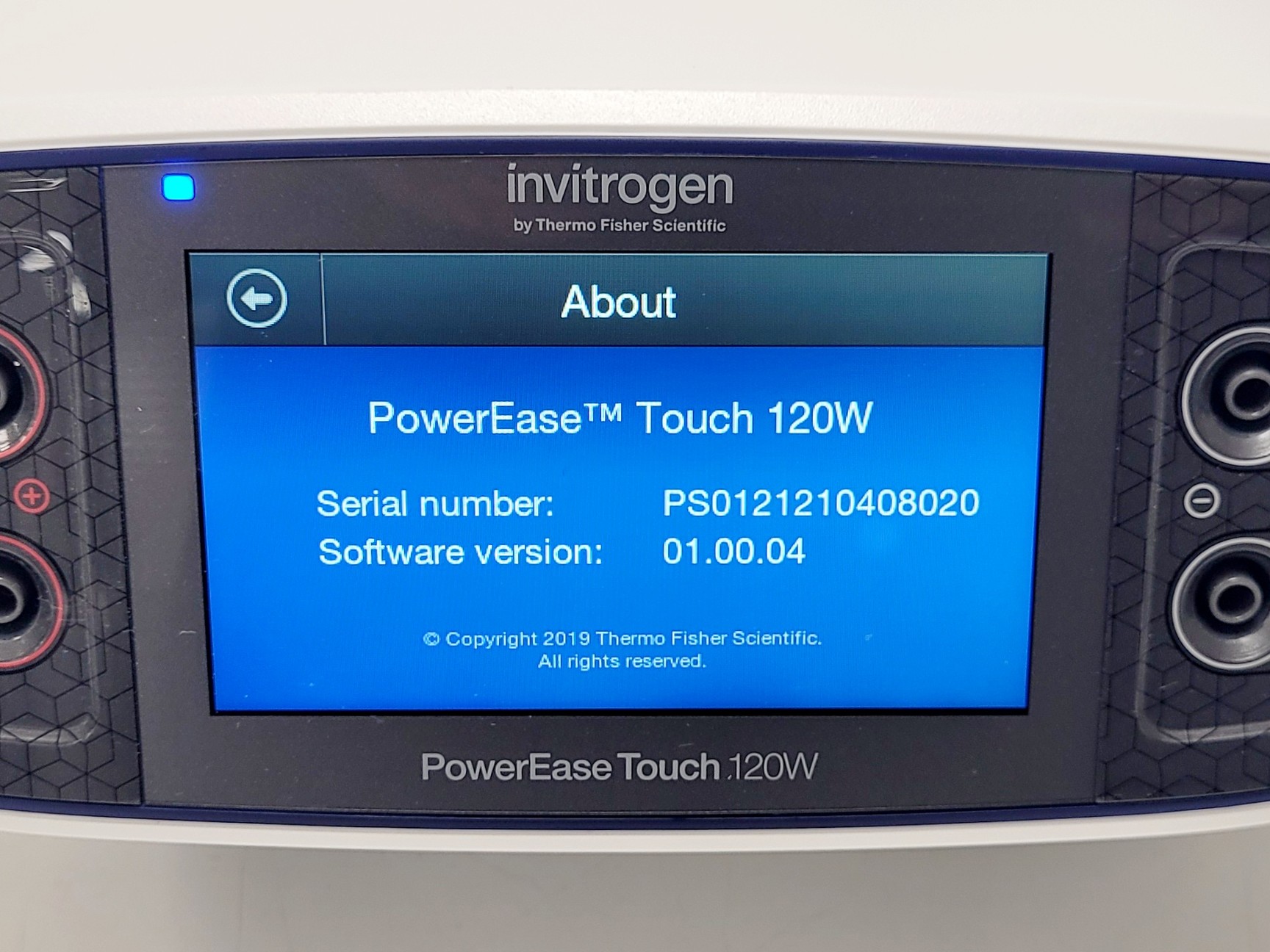 Image of Invitrogen PowerEase Touch 120W Electrophoresis Power Supply (2021)