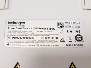 Thumbnail image of Invitrogen PowerEase Touch 120W Electrophoresis Power Supply (2021)