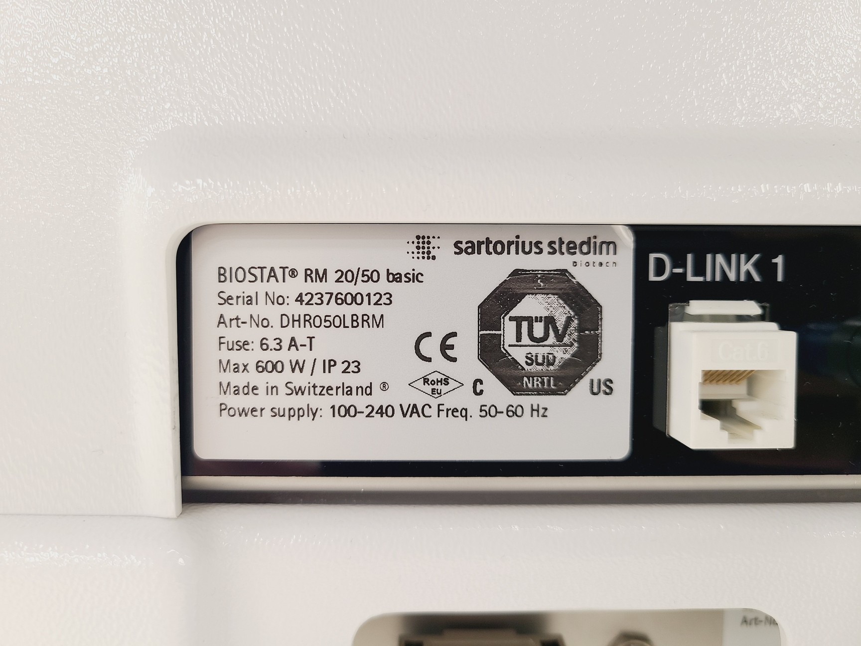 Image of Sartorius Stedim Biotech BIOSTAT RM 20 Basic w/ BIOSTATB2 Control Tower