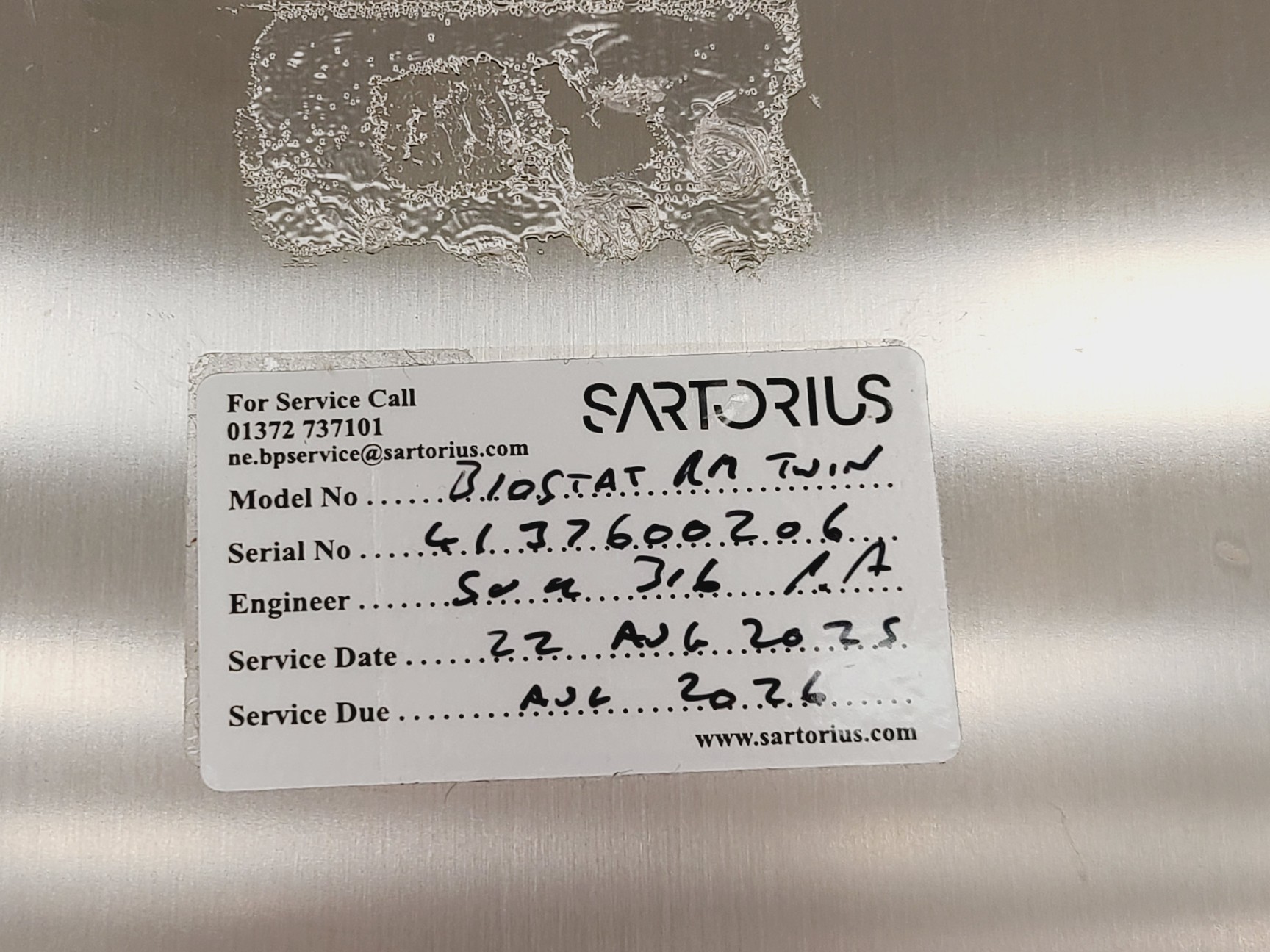Image of Sartorius Stedim Biotech BIOSTAT RM 20 Basic w/ BIOSTATB2 Control Tower