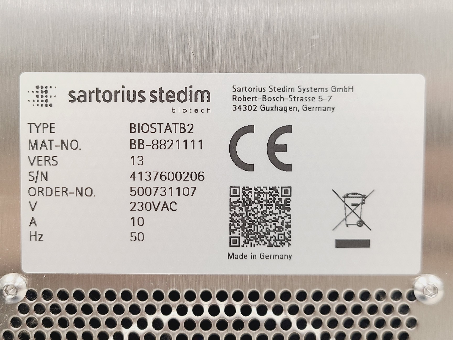 Image of Sartorius Stedim Biotech BIOSTAT RM 20 Basic w/ BIOSTATB2 Control Tower