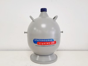 Thumbnail image of Statebourne Cryolab 25 Portable Liquid Nitrogen Tank w/ Trolley 