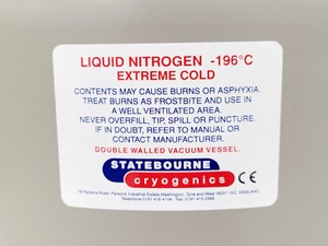 Thumbnail image of Statebourne Bio 12 Liquid Nitrogen Dewar 12L