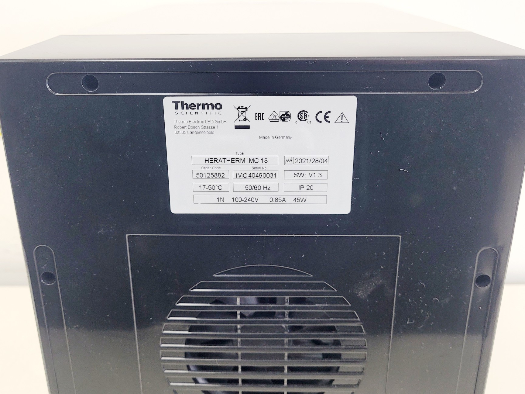 Image of Thermo Scientific HERATHERM IMC 18 Incubator Lab