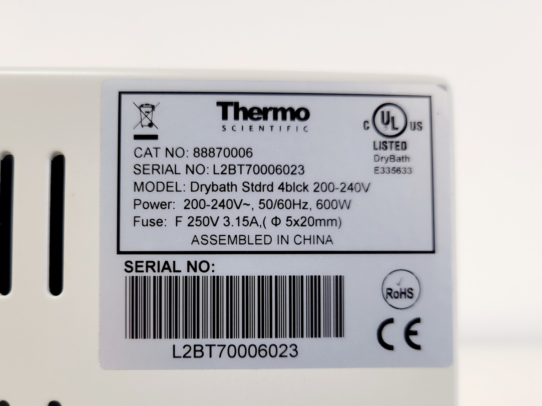 Image of Thermo Scientific Digital Drybath Standard 4-Block Lab