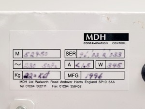 Thumbnail image of Microflow Model M51424/2 Class II Biological Safety Cabinet Lab