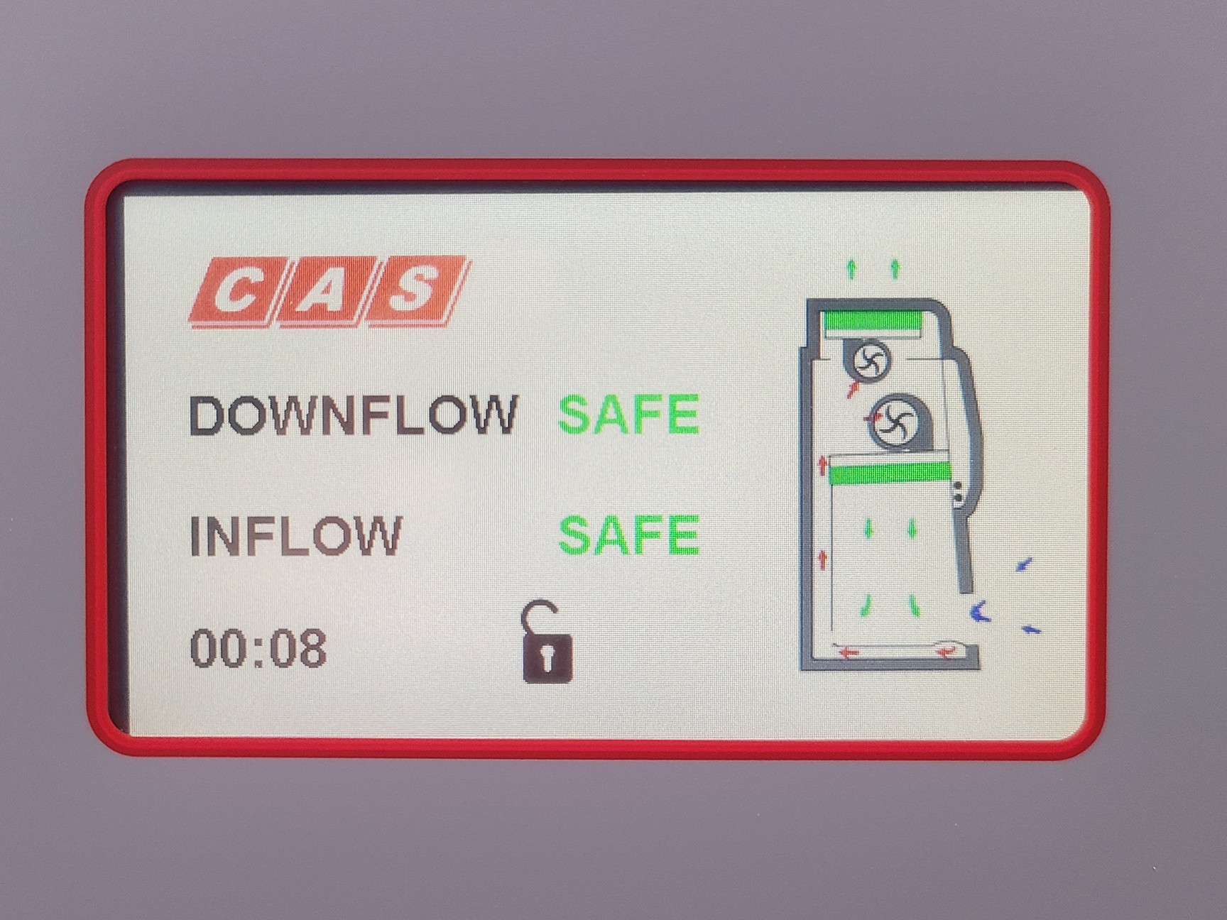 Image of CAS BioMAT 2 1500 Class II Microbiological Safety Cabinet w/ Stand