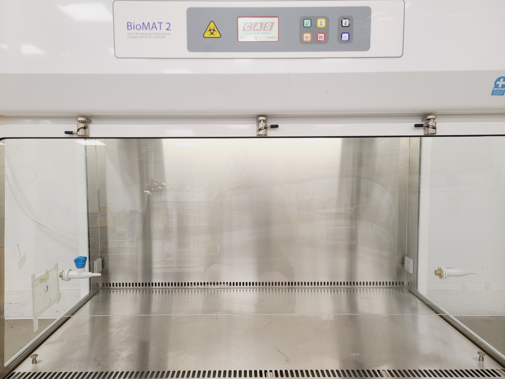 Image of CAS BioMAT 2 1500 Class II Microbiological Safety Cabinet w/ Stand