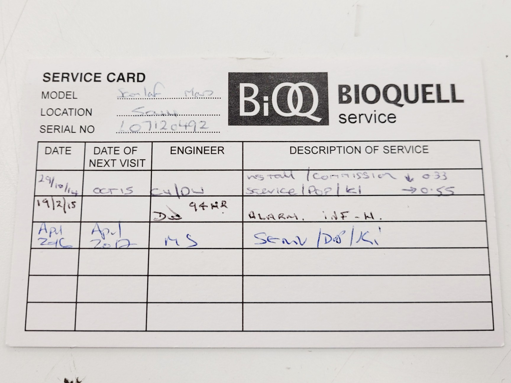 Image of Scanlaf Mars 1200 Class II Biological Safety Cabinet w/ Stand Lab