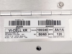 Thumbnail image of Beckman Coulter Vi-Cell XR Cell Viability Analyzer Lab