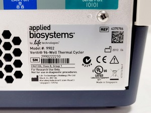 Thumbnail image of Applied Biosystems Veriti 96 Well Thermal Cycler Lab