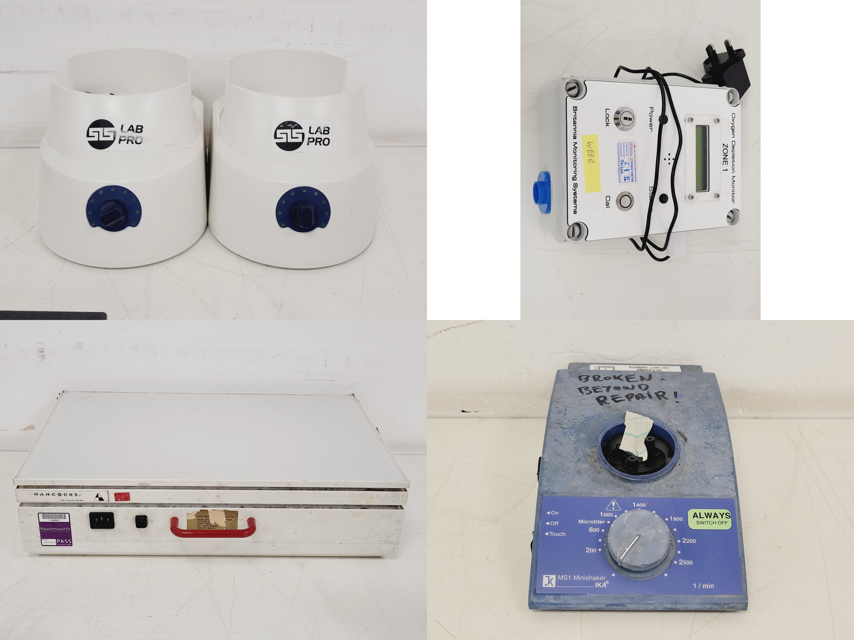 Image of Mixed Job Lot of Laboratory Equipment - Thermo Scientific, Techne, Perkin Elmer 