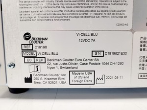 Thumbnail image of Beckman Coulter Vi-Cell Blu Cell Viability Analyser System Lab