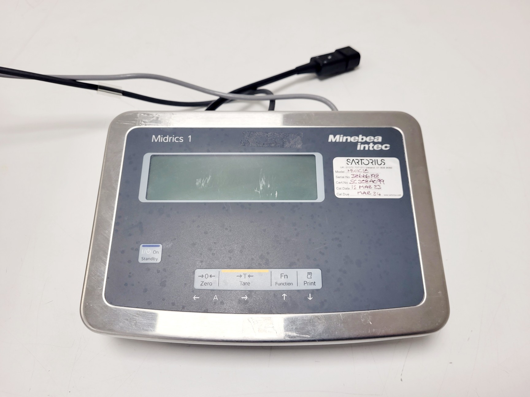 Image of Minebea Intec Midrics 1 MWICIE Weight Indicator 3dp Balance Scale Lab