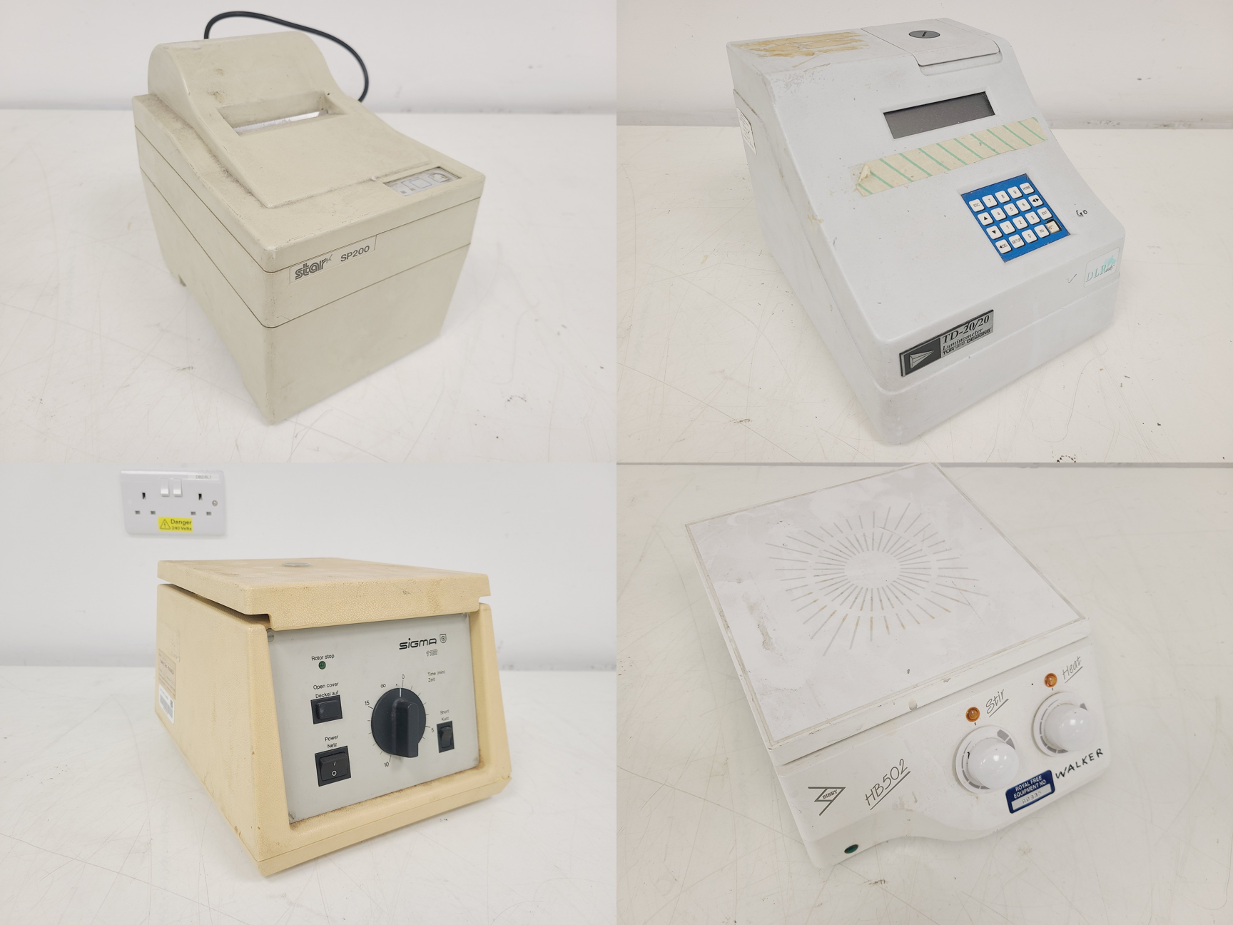 Image of Mixed Job Lot of Laboratory Equipment - Grant, Hewlett Packard, iScan, Dell 