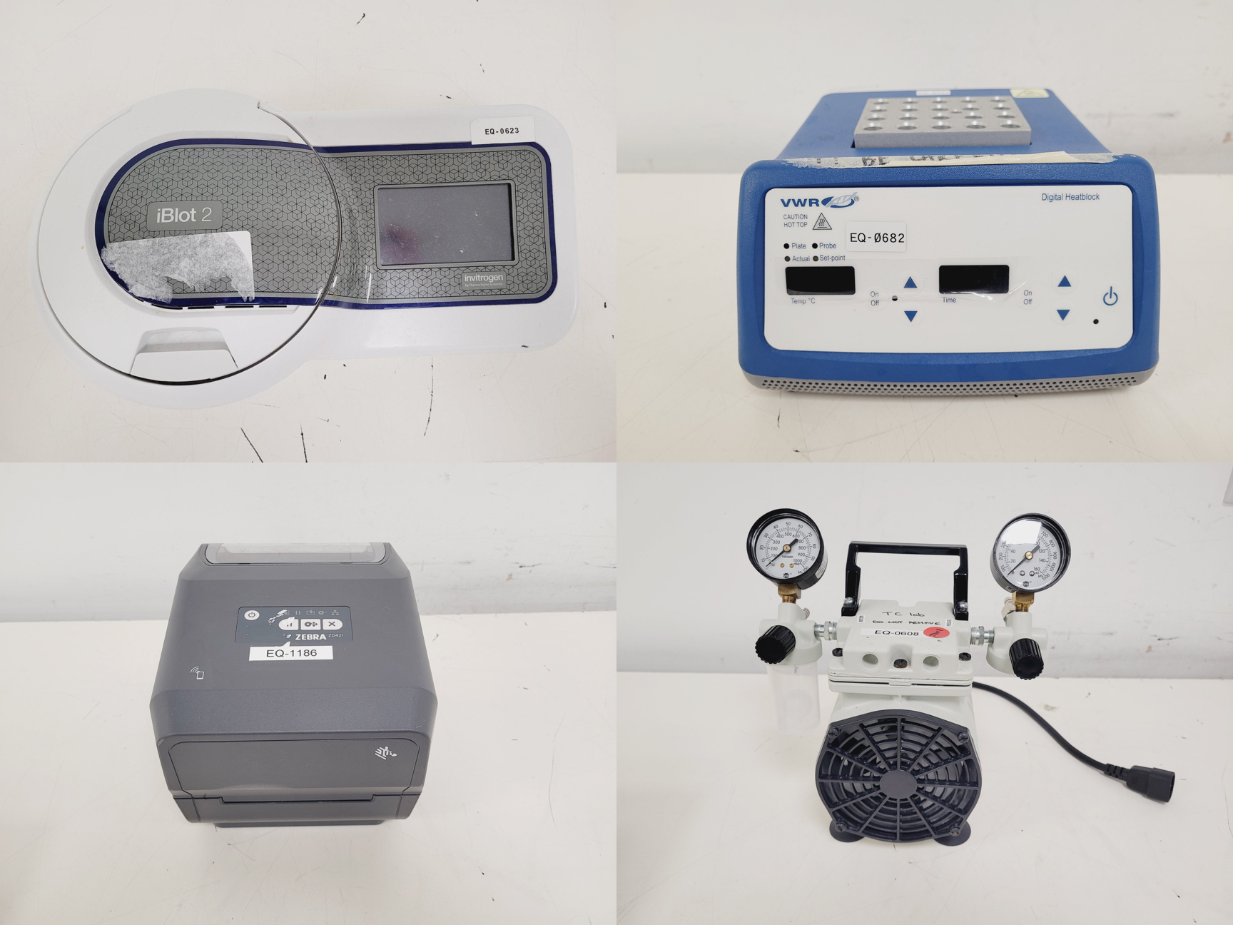 Image of Mixed Job Lot of Laboratory Equipment - Grant, Hewlett Packard, iScan, Dell 