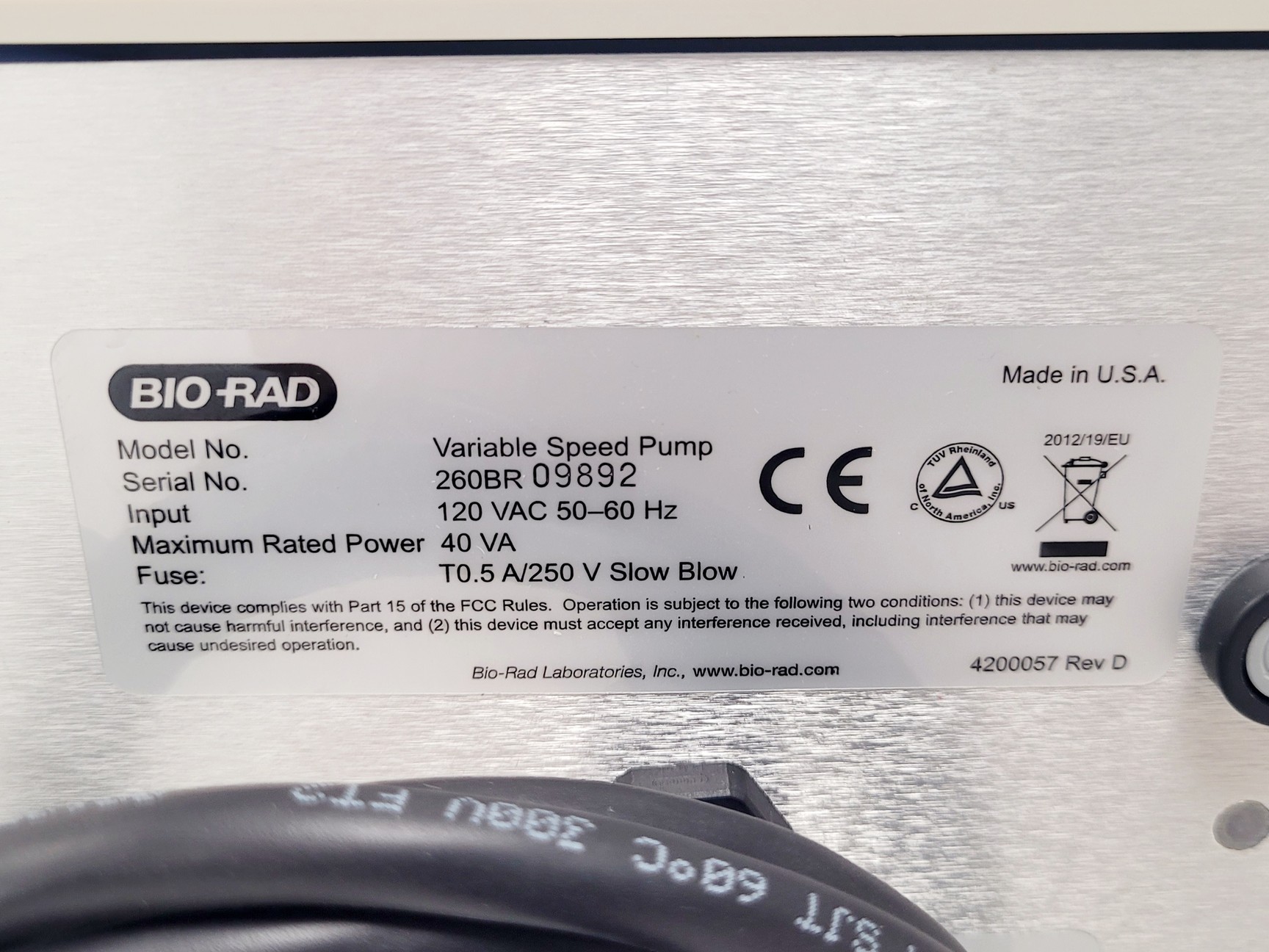 Image of Bio-Rad CHEF-DR II System, Drive Module, Control Module, Pump, Electrophoresis 