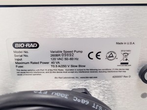 Thumbnail image of Bio-Rad CHEF-DR II System, Drive Module, Control Module, Pump, Electrophoresis 
