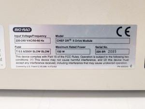Thumbnail image of Bio-Rad CHEF-DR II System, Drive Module, Control Module, Pump, Electrophoresis 