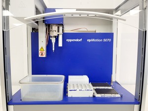 Thumbnail image of Eppendorf epMotion 5070 Automated Pipetting Workstation Liquid Handler Lab