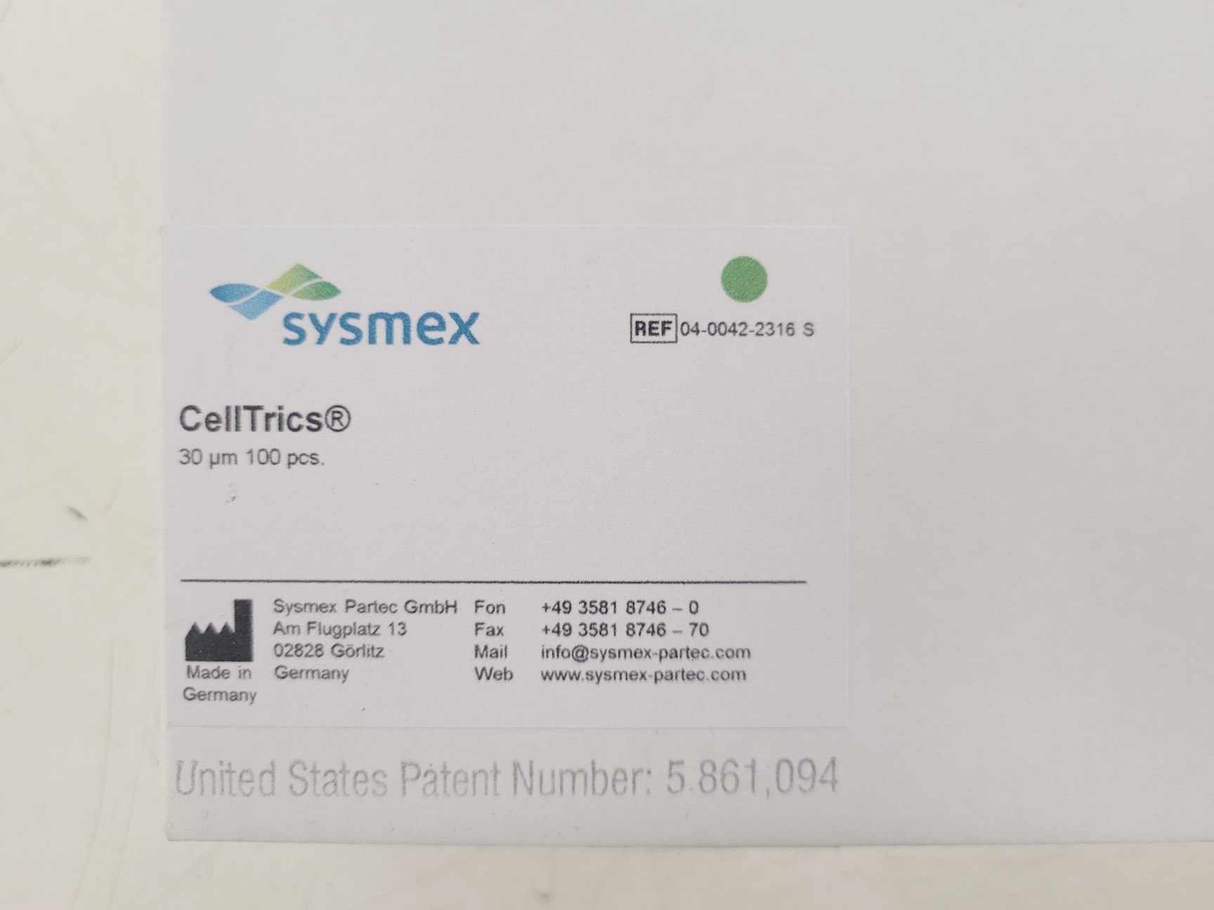 Image of Sysmex CyFlow Cube 6 Benchtop Flow Cytometer w/ Accessories