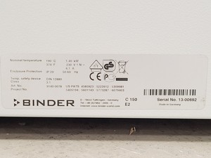 Thumbnail image of Binder CB150 CO2 Lab Incubator