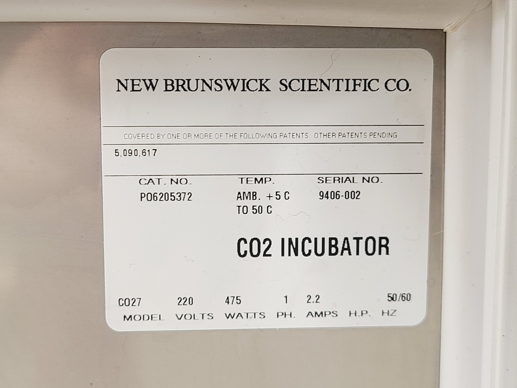 Image of New Brunswick PO6205372 CO2 Incubator Lab
