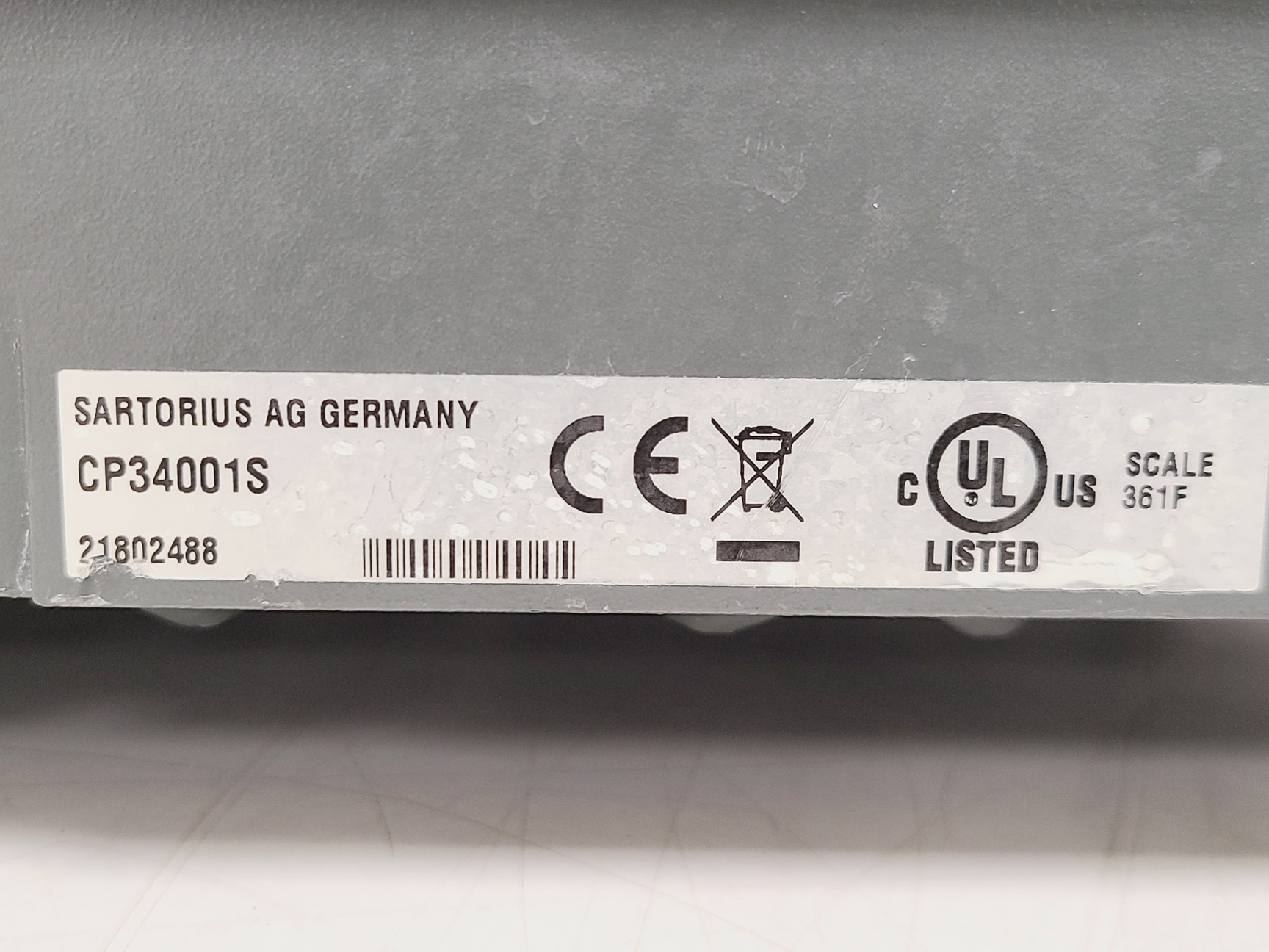 Image of Sartorius CP34001S Analytical Balance Lab