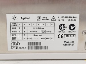 Thumbnail image of Agilent HPLC System 1100 Series (G1312A, HP G1369A, G1316A, G1313A, G1322A)
