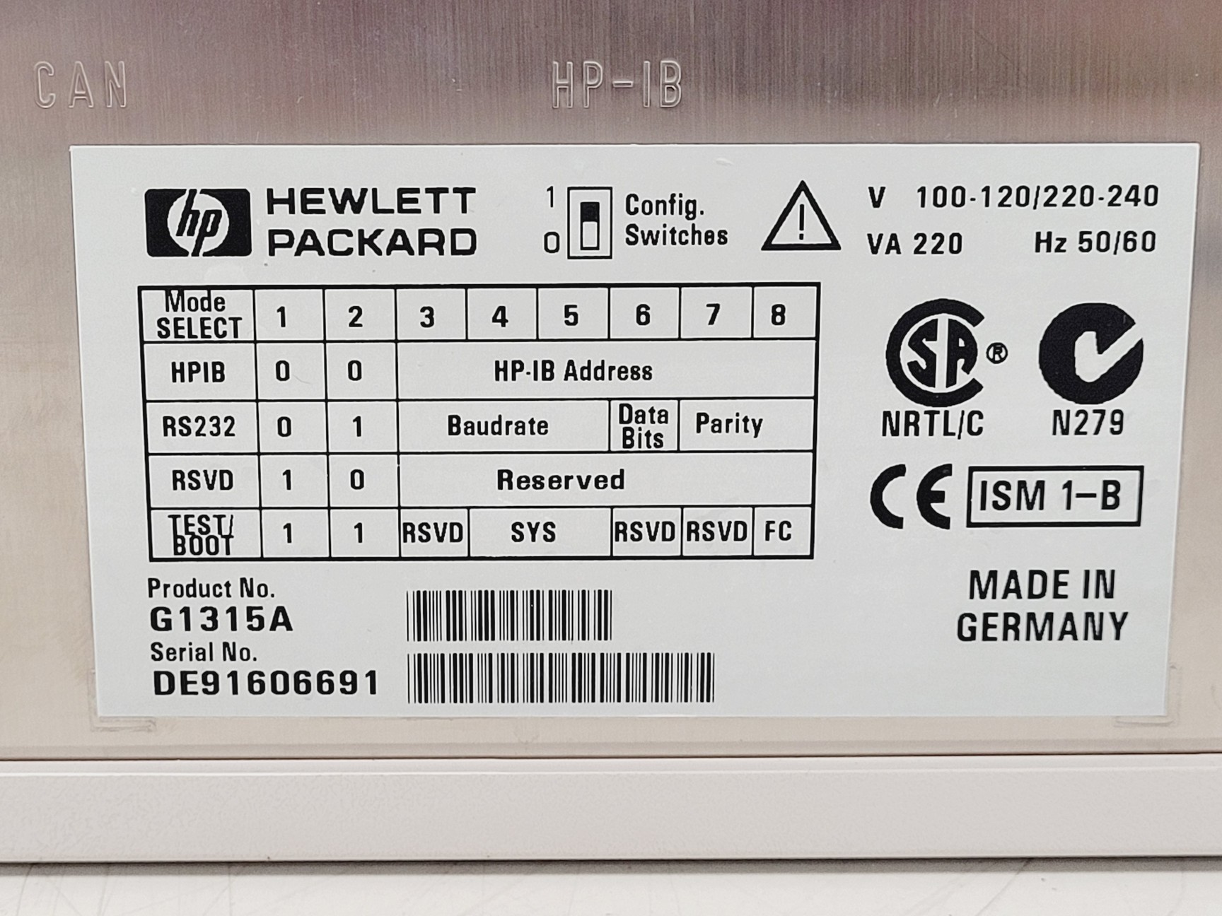 Image of Agilent HPLC System 1100 Series (G1312A, HP G1369A, G1316A, G1313A, G1322A)