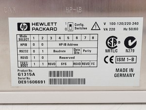 Thumbnail image of Agilent HPLC System 1100 Series (G1312A, HP G1369A, G1316A, G1313A, G1322A)